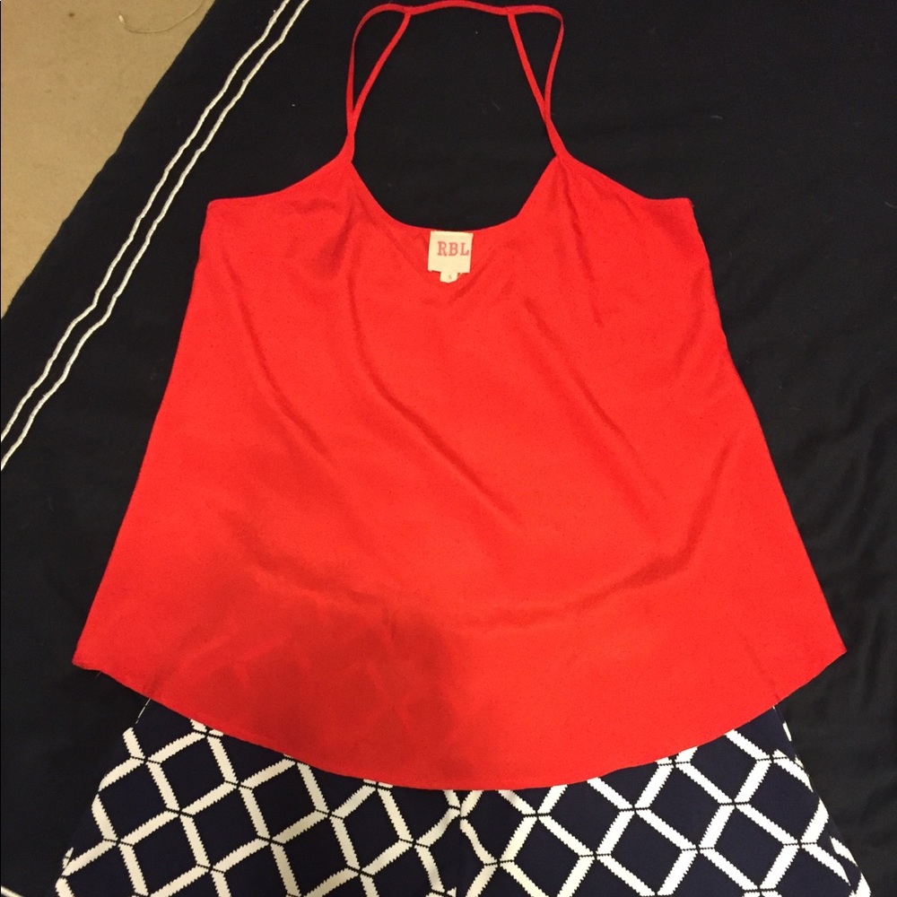 Red Strappy Top